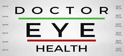 Doctor eye health chart
